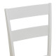 Καρέκλα Dallan rubberwood λευκό 40x47.5x89εκ - 2τμχ. **
