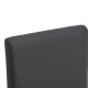 Καρέκλα Zeben μαύρο PU με πόδι μαύρο rubberwood 43,5x55,5x93,5εκ - 2τμχ. **