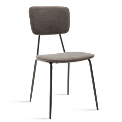 Καρέκλα Tania ύφασμα ανθρακί antique-μαύρο πόδι - 4τμχ. ** Καρέκλα Tania ύφασμα ανθρακί antique-μαύρο πόδι - 4τμχ. **