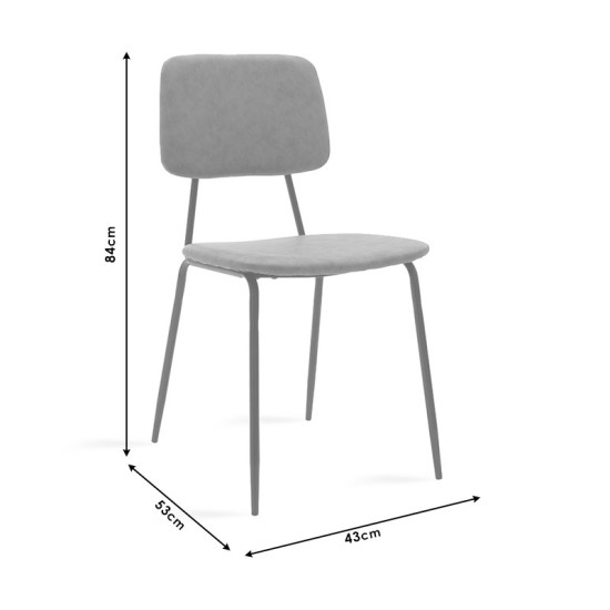 Καρέκλα Tania ύφασμα μπεζ antique-μαύρο πόδι - 4τμχ. ** Καρέκλα Tania ύφασμα μπεζ antique-μαύρο πόδι - 4τμχ. **