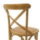 Σκαμπό μπαρ Reid ξύλο sonoma-έδρα καφέ rattan **