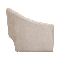 Πολυθρόνα Berza κρεμ ύφασμα 76x76x71εκ ** Πολυθρόνα Berza κρεμ ύφασμα 76x76x71εκ **