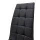 Καρέκλα Darrell pakoworld pu μαύρο-βάση χρωμίου 42x49x106εκ - 2τμχ.