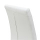 Καρέκλα Darrell pu λευκό-βάση χρωμίου 42x49x106εκ - 2τμχ. **