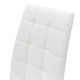 Καρέκλα Darrell pu λευκό-βάση χρωμίου 42x49x106εκ - 2τμχ. **