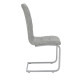 Καρέκλα Darrell pu αντικέ γκρι-βάση χρωμίου 42x49x106εκ - 2τμχ. **