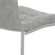 Καρέκλα Darrell pu αντικέ γκρι-βάση χρωμίου 42x49x106εκ - 2τμχ. **