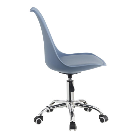Καρέκλα γραφείου εργασίας Gaston II pp-pu σε απόχρωση ανοιχτό μπλε 48x57x77-90εκ ** Καρέκλα γραφείου εργασίας Gaston II pp-pu σε απόχρωση ανοιχτό μπλε 48x57x77-90εκ **