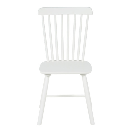 Καρέκλα Melia rubberwood σε λευκή απόχρωση 45x51x87εκ - 4τμχ. ** Καρέκλα Melia rubberwood σε λευκή απόχρωση 45x51x87εκ - 4τμχ. **