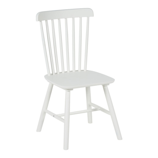 Καρέκλα Melia rubberwood σε λευκή απόχρωση 45x51x87εκ - 4τμχ. ** Καρέκλα Melia rubberwood σε λευκή απόχρωση 45x51x87εκ - 4τμχ. **