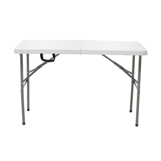 Τραπέζι catering Rodeo πτυσσόμενο-βαλίτσα λευκό 122x60x74εκ **