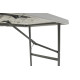 Τραπέζι catering Rodeo πτυσσόμενο-βαλίτσα λευκό 122x60x74εκ **