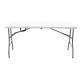 Τραπέζι catering Rodeo πτυσσόμενο-βαλίτσα λευκό 183x76x74εκ **