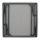Τραπέζι catering Comfort πτυσσόμενο σε λευκή απόχρωση 80x80x74εκ **