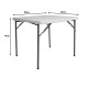 Τραπέζι catering Comfort πτυσσόμενο σε λευκή απόχρωση 80x80x74εκ **