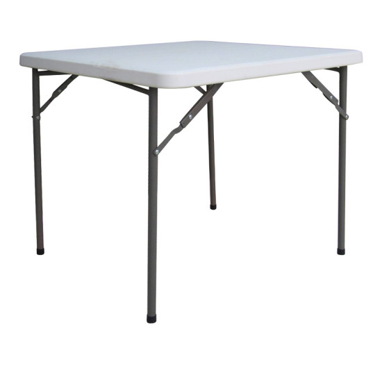 Τραπέζι catering Comfort πτυσσόμενο σε λευκή απόχρωση 80x80x74εκ **