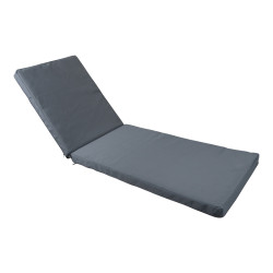 Μαξιλάρι Vertian textilene σε ανθρακί απόχρωση 58x194x7εκ **