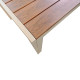 Τραπέζι Nares σαμπανί αλουμίνιο plywood σε φυσική απόχρωση 180x90x72.5εκ **