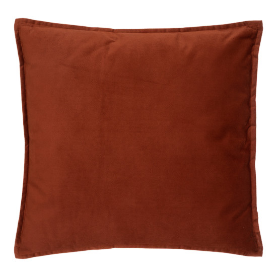 Μαξιλάρι διακοσμητικό Glober ύφασμα σε terracotta απόχρωση 45x45εκ **
