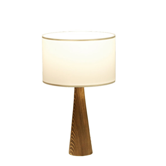 Επιτραπέζιο φωτιστικό Kalito ivory-καφέ Φ24x45εκ **
