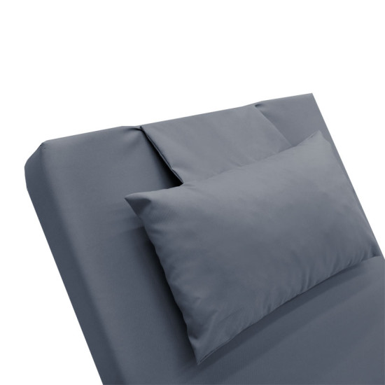 Μαξιλάρι ξαπλώστρας Sunset ύφασμα γκρι 60x185x10εκ ** Μαξιλάρι ξαπλώστρας Sunset ύφασμα γκρι 60x185x10εκ **