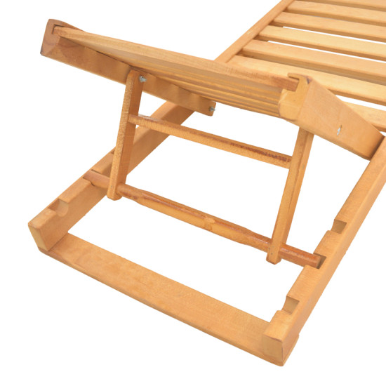 Ξαπλώστρα Specta μασίφ ξύλο οξιάς σε φυσικό χρώμα 60x190x50εκ ** Ξαπλώστρα Specta μασίφ ξύλο οξιάς σε φυσικό χρώμα 60x190x50εκ **