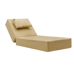 Μαξιλάρι ξαπλώστρας Specta ύφασμα μπεζ 60x190x20εκ **