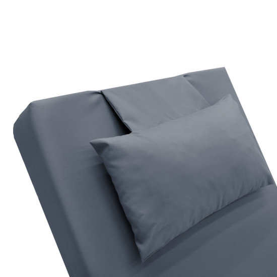 Μαξιλάρι ξαπλώστρας Sadie ύφασμα γκρι 65x185x15εκ ** Μαξιλάρι ξαπλώστρας Sadie ύφασμα γκρι 65x185x15εκ **