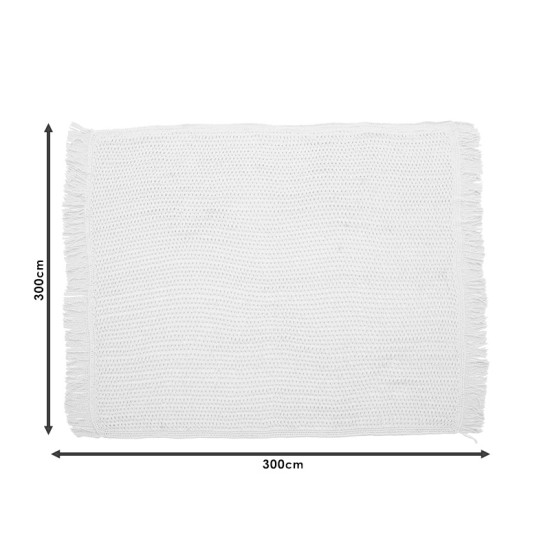 Δίχτυ σκίασης Roof μακραμέ μπεζ 3.8x3m **