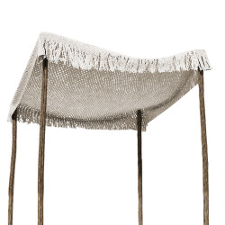 Δίχτυ σκίασης Roof μακραμέ μπεζ 2x2m **