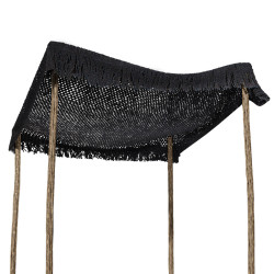 Δίχτυ σκίασης Roof μακραμέ μαύρο 4x4m **