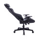 Καρέκλα γραφείου gaming Mazol pu μαύρο 66x56x135εκ