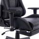 Καρέκλα γραφείου gaming Zeldo pu μαύρο 66x56x135εκ