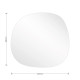 Καθρέπτης Frameless 1 μαύρο 49x1.2x52εκ **