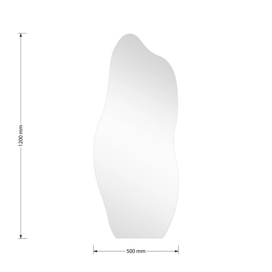 Καθρέπτης Ιrregular 1 50x1x120εκ **