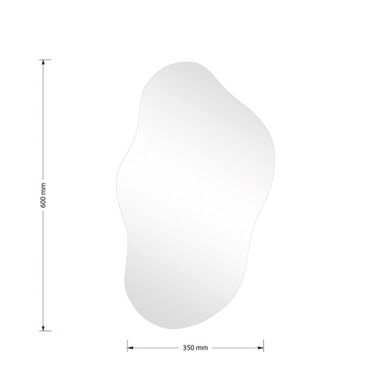 Καθρέπτης Ιrregular 2 35x1x60εκ **