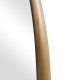 Καθρέπτης οβάλ Marly mdf σε φυσική απόχρωση 50.5x4x127εκ **