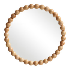 Καθρέπτης Specio ξύλο σε φυσική απόχρωση Φ60x4.5εκ **