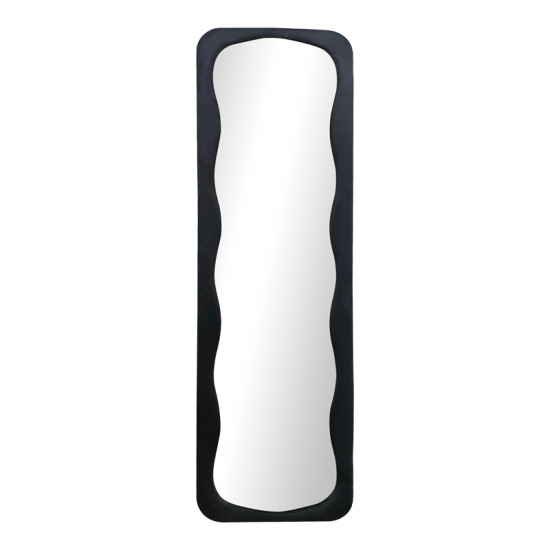 Καθρέπτης δαπέδου Lezour βελούδο σε μαύρη απόχρωση 50x5x170εκ ** Καθρέπτης δαπέδου Lezour βελούδο σε μαύρη απόχρωση 50x5x170εκ **