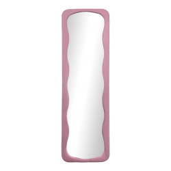 Καθρέπτης δαπέδου Lezour βελούδο σε σάπιο μήλο απόχρωση 50x5x170εκ **