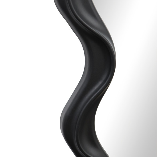 Καθρέπτης Liquid pp σε μαύρη απόχρωση 26x2.7x39εκ **