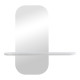 Καθρέπτης Lunaria λευκό MDF 60x11.5x60εκ **