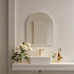 Καθρέπτης Selene λεύκο MDF 46x1.2x60 εκ **