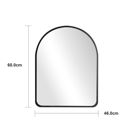 Καθρέπτης Selene MDF σε φυσική απόχρωση 46x1.2x60 εκ ** Καθρέπτης Selene MDF σε φυσική απόχρωση 46x1.2x60 εκ **