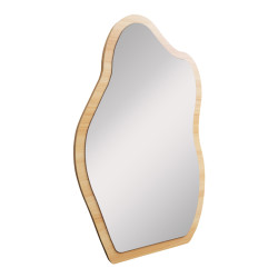 Καθρέπτης Evanthia MDF σε φυσική απόχρωση 36x1.2x56 εκ **