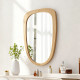 Καθρέπτης Phaedra MDF σε φυσική απόχρωση 74x2,5x120 εκ ** Καθρέπτης Phaedra MDF σε φυσική απόχρωση 74x2,5x120 εκ **