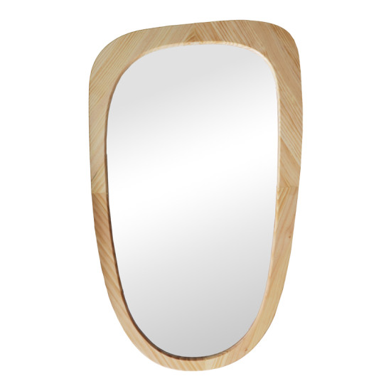 Καθρέπτης Phaedra MDF σε φυσική απόχρωση 74x2,5x120 εκ ** Καθρέπτης Phaedra MDF σε φυσική απόχρωση 74x2,5x120 εκ **