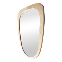 Καθρέπτης Phaedra MDF σε φυσική απόχρωση 74x2,5x120 εκ **