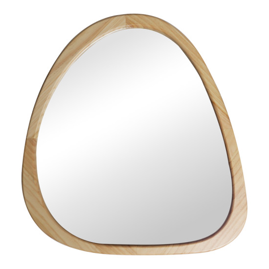 Καθρέπτης Ione MDF σε φυσική απόχρωση 55x2,5x60 εκ **