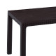 Τραπέζι Explore με UV protection PP καφέ 150x90x73.5εκ **